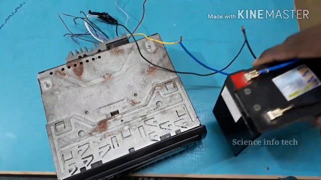 Pioneer car audio player installation/ CD Mp3 player connected in 12v battery смотреть онлайн