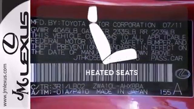 Certified 2011 Lexus CT 200h Margate FL Ft-Lauderdale, FL #43739A - SOLD