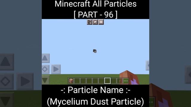 Part 96 | Mycelium Dust Particle | All Minecraft Particle Effects | Minecraft PE |#shorts #short смотреть онлайн