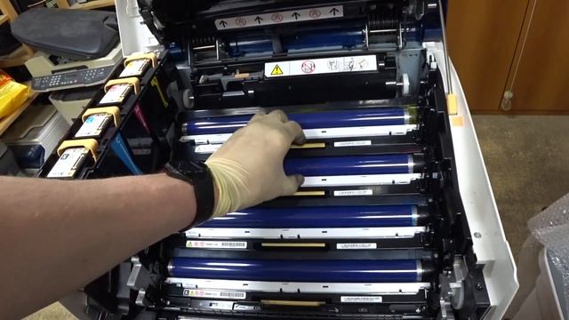 #164 Xerox Phaser 7100 - ЗАМЕНИТЕ СБОРНИК ОТРАБОТАННОГО ТОНЕРА | Чистка отработки смотреть онлайн
