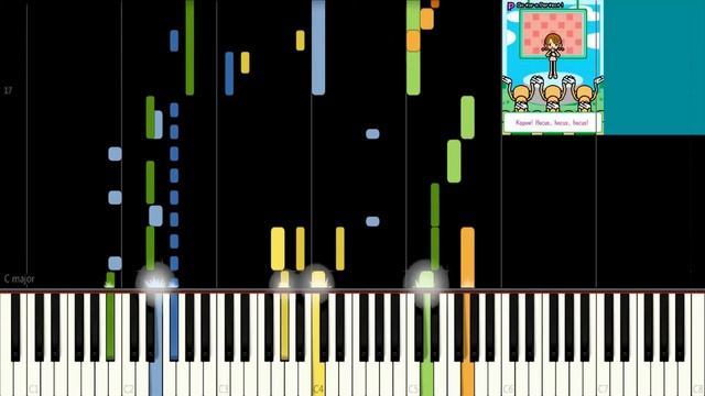 Thrilling! Is This Love? (Fan Club Song) - Rhythm Heaven (Synthesia) смотреть онлайн