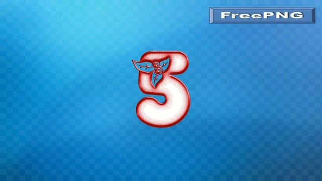 PNG-images Digits "Christmas-1" / Цифры "Рождественские-1" + Free Download смотреть онлайн