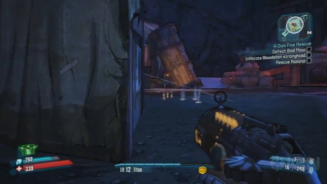 Borderlands 2 Walkthrough - A Dam Fine Rescue Full - Main Missions (Part 8) смотреть онлайн