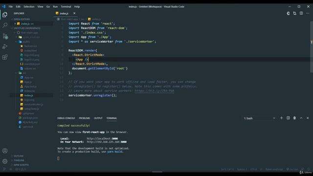 #5-What is JSX - React Javascript Beginner's Course смотреть онлайн