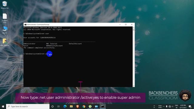 How to enable super administrator account in windows 10 by CMD | 1min Solution смотреть онлайн