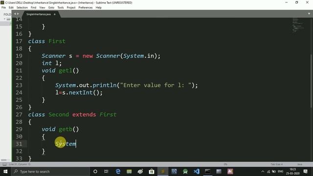 #1 Single Inheritance In Java Very Simple Way || PythonEpoint Tutorial смотреть онлайн
