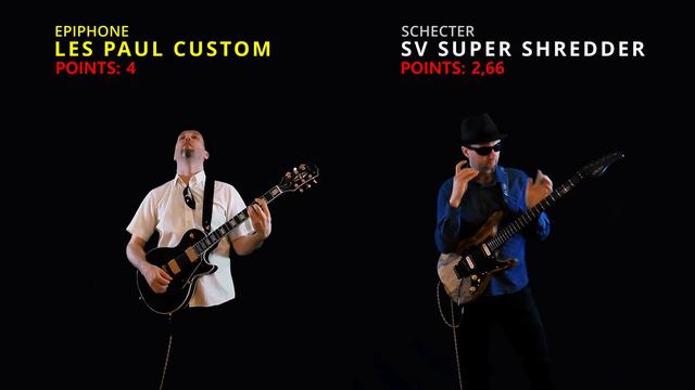 Epiphone Les Paul Custom vs Schecter Sun Valley Super Shredder - Guitar Battle! ⚔️ #funnyguitar смотреть онлайн