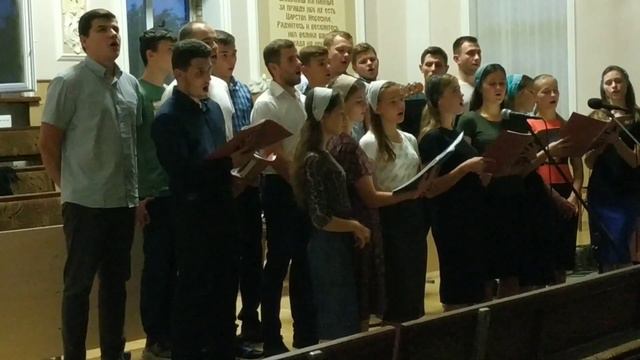 Чудову пісню спас мені дав 19августа 2021г Молодежь пос Высокий Христианские песни смотреть онлайн