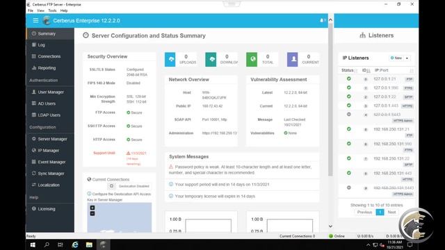SSH SFTP Public Key Authentication in Cerberus FTP Server смотреть онлайн