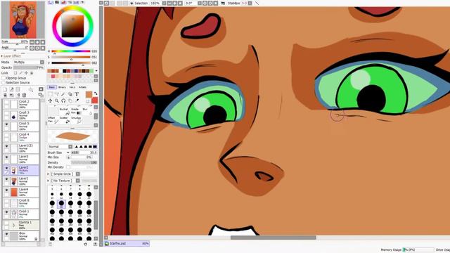 Starfire Naughty Shower | Art | OLDARD | Speedpaint смотреть онлайн