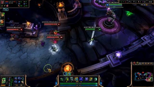 ONLINE!! League of Legends - Ranked:3v3 #1 - Amumu OP JustKisiel Team смотреть онлайн