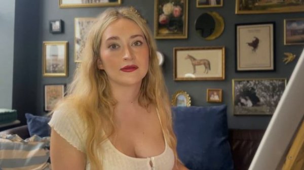 ASMR Art Student Chats To You In Class Roleplay 🌻