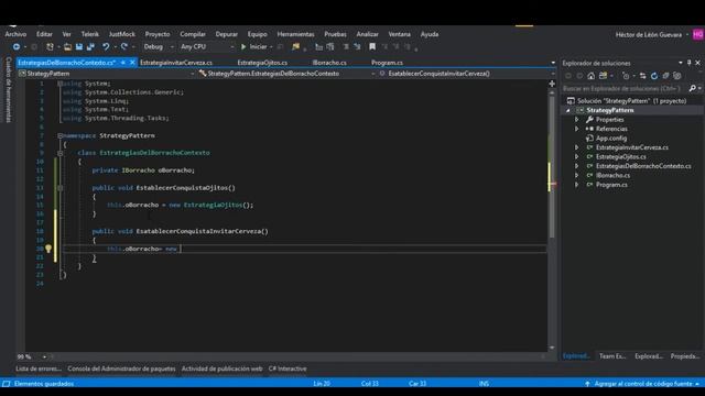 Strategy en C# .Net | Patrones de diseño | design patterns | #5 смотреть онлайн