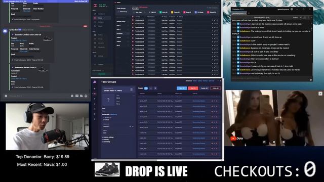 Botting the Jordan 4 Black Canvas Restock & Talking about Bypass Bot смотреть онлайн