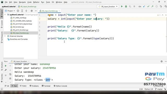 Input Function | Input Data - Python Programming Tutorial - Hindi смотреть онлайн