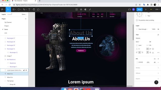 Design NFT Website UI in Figma смотреть онлайн