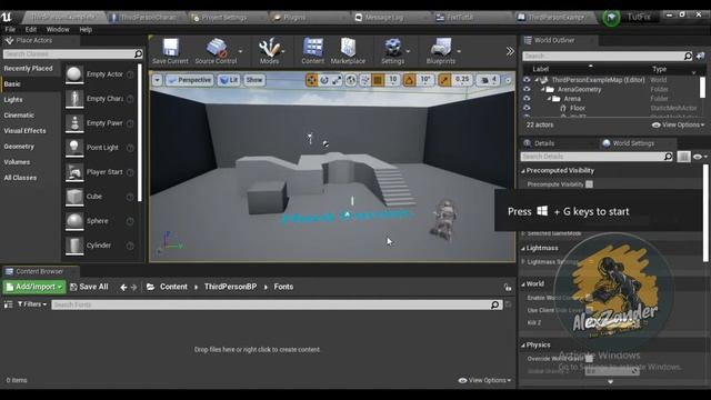 Unreal Engine 4 | Unreal Engine 5 : Adding Custom Fonts | Write in Arabic | تعريب واجهة اللعبه انري смотреть онлайн
