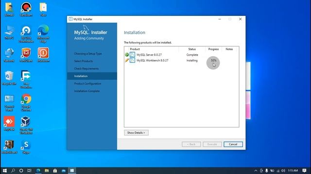 How to install MySQL 8.0.27 Server and Workbench on windows 10 Latest Version [ in Hindi ] смотреть онлайн