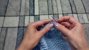 Жакет спицами "Волна".МК.