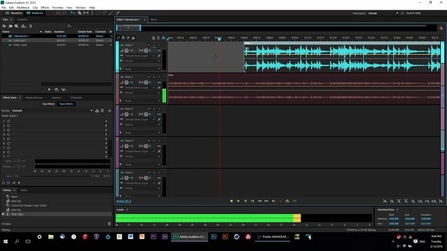 Transitioning Effects in Adobe Audition смотреть онлайн