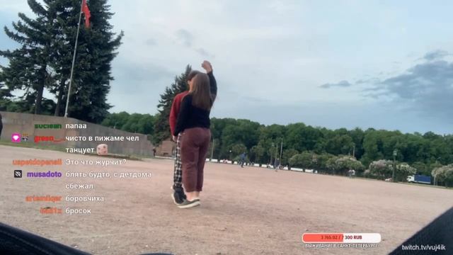 Танцуем вальс и ча-ча-ча с незнакомой девушкой в центре Санкт-Петербурга :) смотреть онлайн
