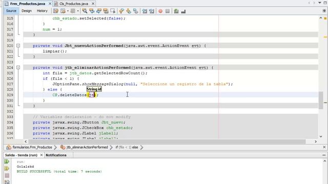 Eliminar datos en MySQL con Java смотреть онлайн