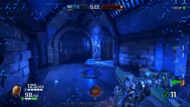 Quake Champions beta,visor quad damage gameplay смотреть онлайн