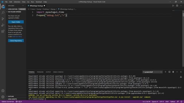 WhatsApp SPAM or HACK | Python WhatsApp Spammer | Mini Project in 6 lines смотреть онлайн