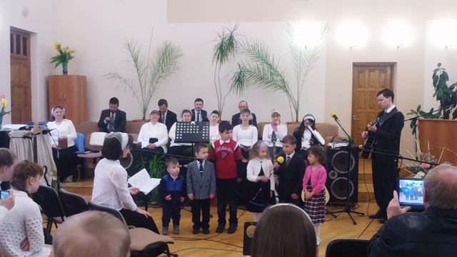 Пасха 2016. Детское участие, самые младшие смотреть онлайн