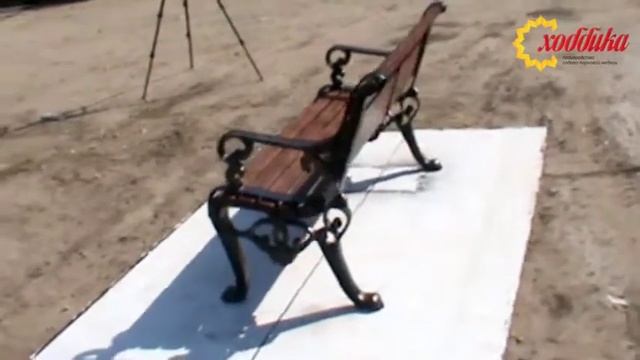 Скамейка чугунная "Аллея" смотреть онлайн