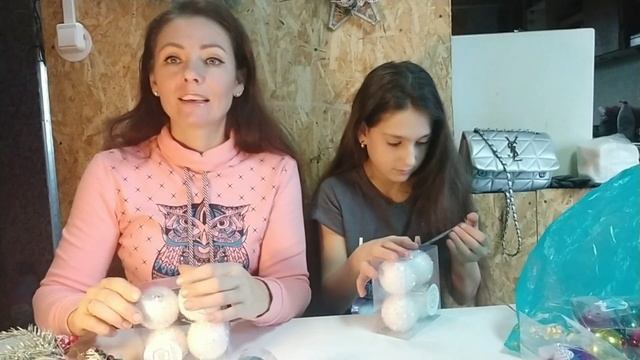 Новогодние покупки из фикс прайс. Козы, Ещё дою.Куры несутся. Красиво.! смотреть онлайн