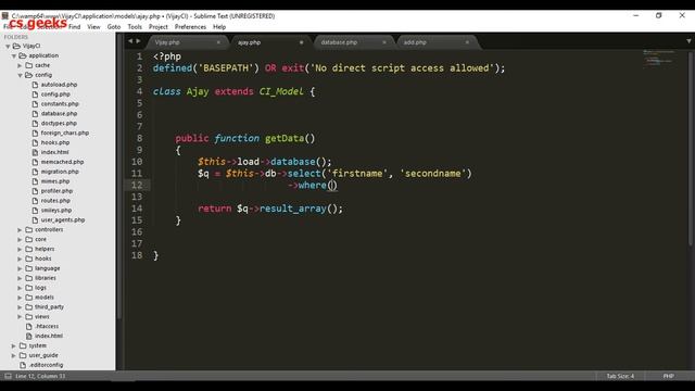 Codeigniter 3 Tutorial 9 Libraries Intro (हिन्दी) смотреть онлайн