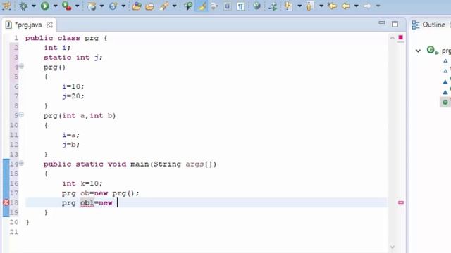 Java Programming Tutorial - 14 - Constructors смотреть онлайн