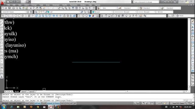 How to use the layer in Auto CAD 2010 ( ျမန္မာ ) смотреть онлайн