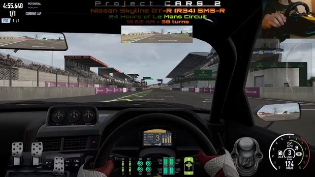 Project CARS 2 - 24 Hours of Le Mans Circuit - Nissan Skyline GT-R (R34) SMS-R смотреть онлайн