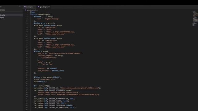 PHP - Push Notification смотреть онлайн