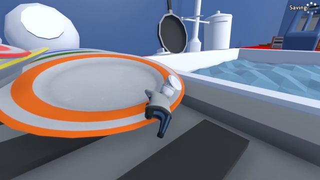 COOKING IN THE KITCHEN IN HUMAN FALL FLAT ! смотреть онлайн