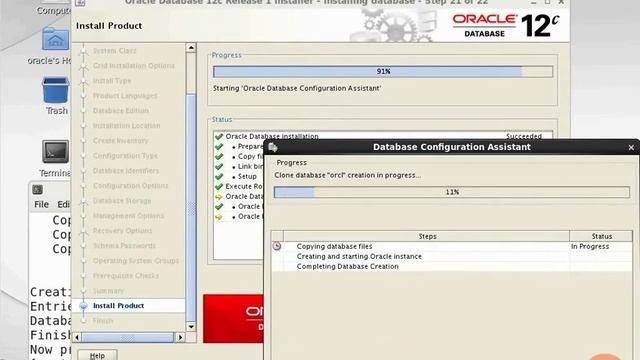 35 Installing Oracle Database 12c on Linux Demo 4 Completing the Installation смотреть онлайн