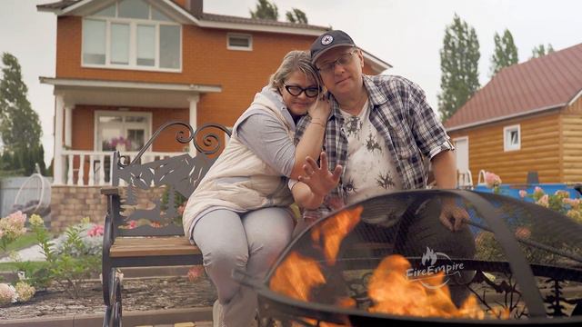 Теплые объятия у костровой чаши. смотреть онлайн