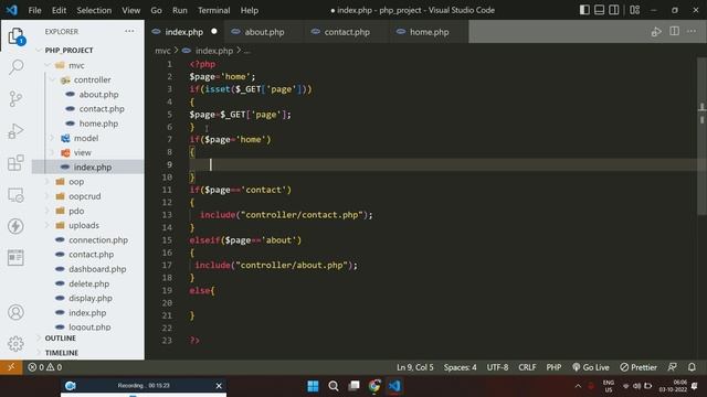 33 MVC MODEL VIEW CONTROLLER in PHP смотреть онлайн