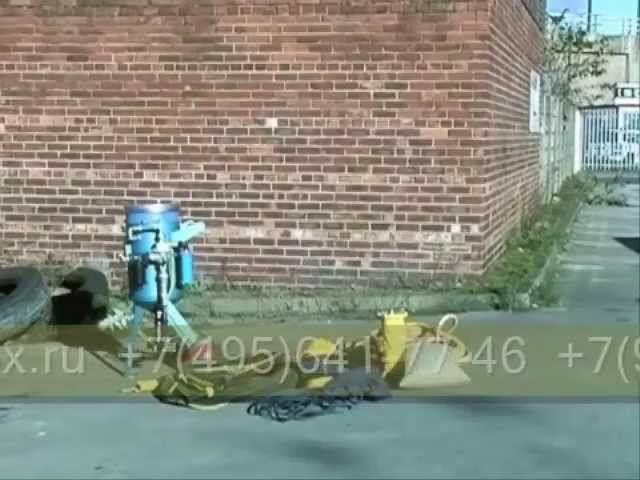 Пескоструйная установка на 200л и дизельный компрессор к ней. смотреть онлайн