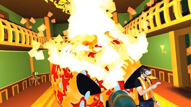 Virtual Reality Firefighting! - PAPERVILLE PANIC! Gameplay - VR HTC Vive смотреть онлайн