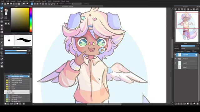 Cozy Chibi【Speedpaint #16】 смотреть онлайн