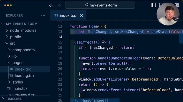 Warn Users When Leaving a Page in React with beforeunload смотреть онлайн
