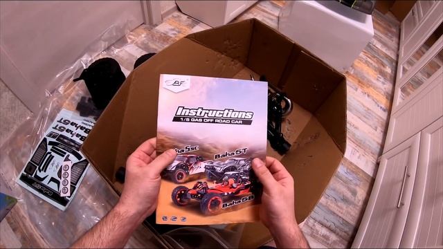 ROFUN Baha 5T (HPI Baja5T clone unboxing) part_1 смотреть онлайн