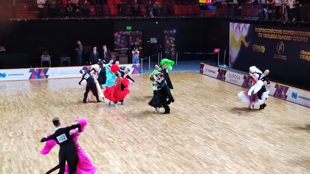 #dancesport #ballroomdance #первенствороссии  Венский вальс, юниоры 2