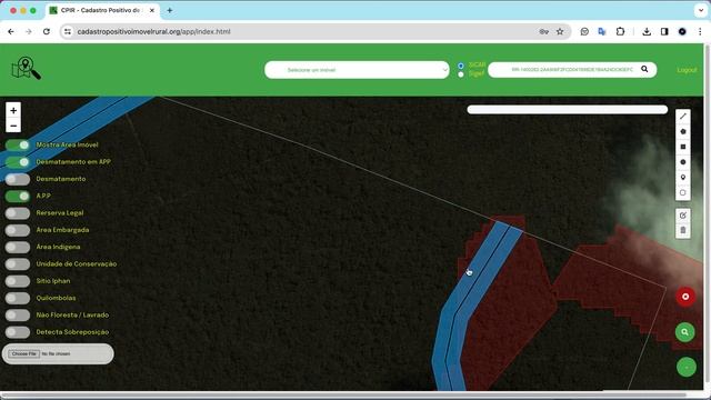 Detecta desmatamentos em Área de Proteção permanente - APP na propriedade à partir do CAR смотреть онлайн