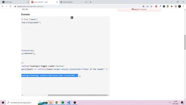 React projesinde Spinner kullanımı смотреть онлайн