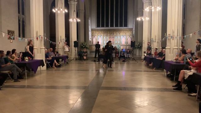 Veronica Palacios and Sebastian Jimenez performing in Sans Souci London 5th May 2023 смотреть онлайн