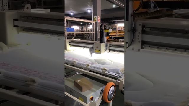 Single needle quilting machine for Home textile quilts, comforters, mattress, sleeping bag смотреть онлайн